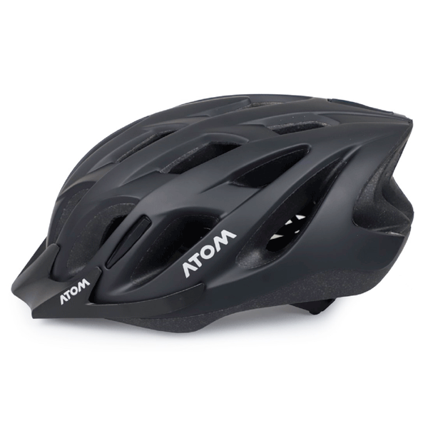 CASCO ATOM CERTIFICADO EN1078 AT-710 NEGRO MATE-04400576
